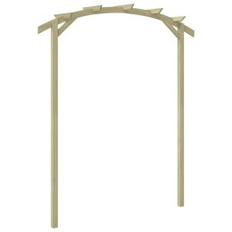PERGOLA OGRODOWA IMPREGNOWANE DREWNO SOSNOWE 180X210X40CM