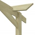 PERGOLA OGRODOWA IMPREGNOWANE DREWNO SOSNOWE 180X210X40CM