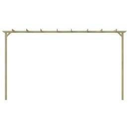 PERGOLA OGRODOWA IMPREGNOWANE DREWNO SOSNOWE 360X200X60CM