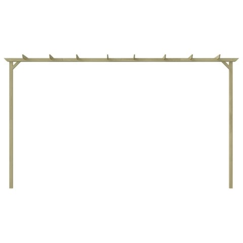 PERGOLA OGRODOWA IMPREGNOWANE DREWNO SOSNOWE 360X200X60CM