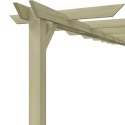 PERGOLA OGRODOWA IMPREGNOWANE DREWNO SOSNOWE 360X200X60CM