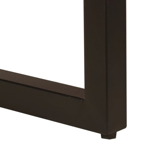 STOLIK KAWOWY 100X50X35CM LITE DREWNO Z ODZYSKU I STAL