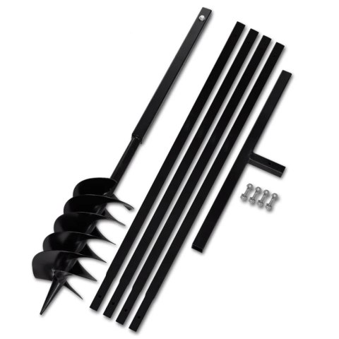 ŚWIDER GLEBOWY Z UCHWYTEM 150 MM PRZEDŁUŻANY 5 M STAL