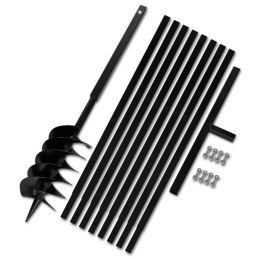 ŚWIDER GLEBOWY Z UCHWYTEM 150MM PRZEDŁUŻANY 9M STAL