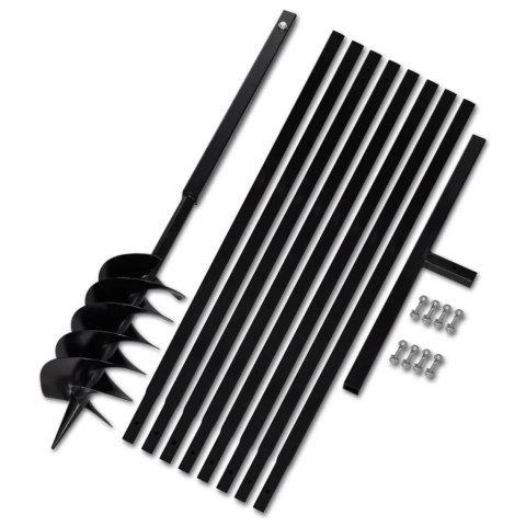 ŚWIDER GLEBOWY Z UCHWYTEM 150MM PRZEDŁUŻANY 9M STAL