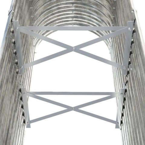 PODWYŻSZONA DONICA STAL OCYNKOWANA 114X40X68CM