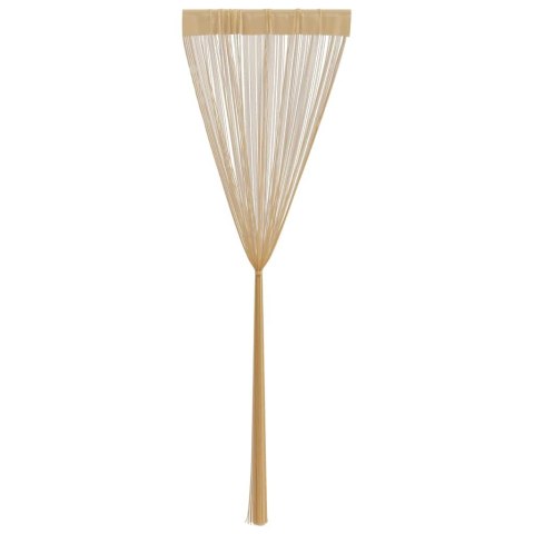 ZASŁONY SZNURKOWE 2 SZTUKI 100X250CM BEŻOWE