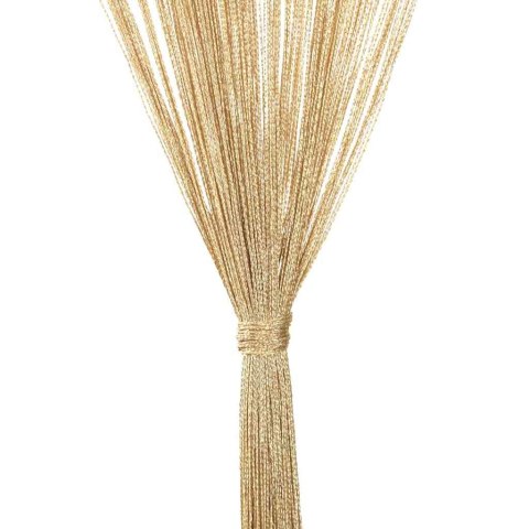 ZASŁONY SZNURKOWE 2 SZTUKI 100X250CM BEŻOWE