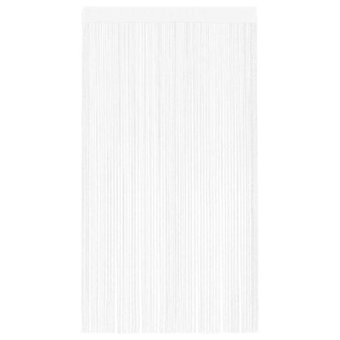 ZASŁONY SZNURKOWE 2 SZTUKI 140X250CM BIAŁE