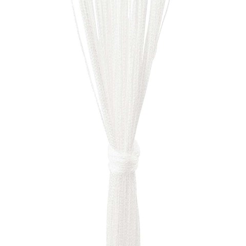 ZASŁONY SZNURKOWE 2 SZTUKI 140X250CM BIAŁE