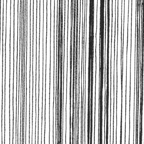 ZASŁONY SZNURKOWE 2 SZTUKI 140X250CM CZARNE