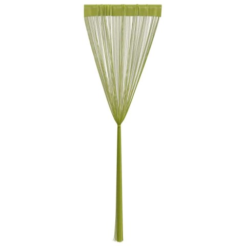 ZASŁONY SZNURKOWE 2 SZTUKI 140X250CM ZIELONE