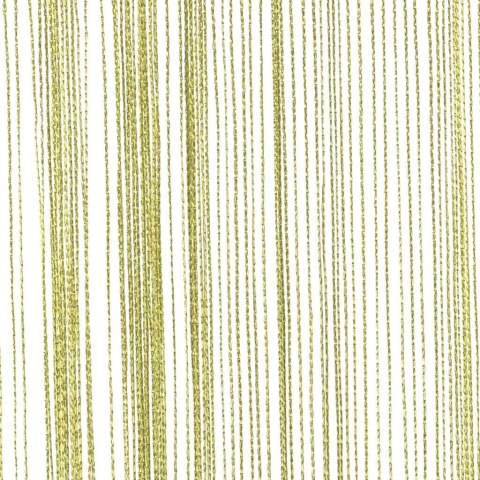 ZASŁONY SZNURKOWE 2 SZTUKI 140X250CM ZIELONE