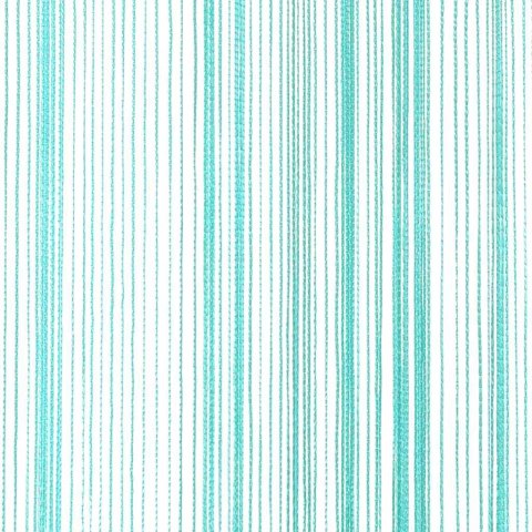 ZASŁONY SZNURKOWE 2 SZT. TURKUSOWE 140X250CM