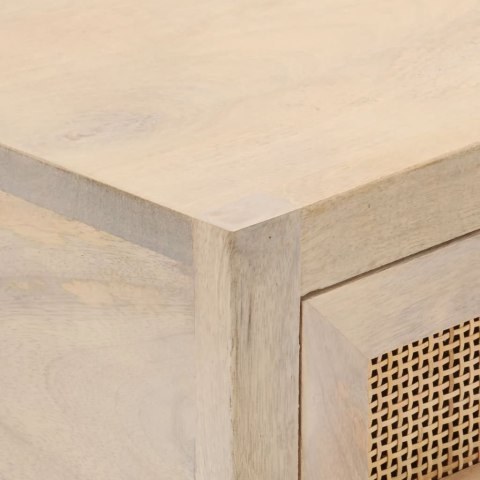 STOLIK KONSOLOWY 90X30X76CM LITE DREWNO MANGO I ŻELAZO