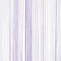 ZASŁONY SZNURKOWE 2 SZT. FIOLETOWE 100X250CM