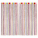 ZASŁONY SZNURKOWE 2 SZT. WIELOKOLOROWE 140X250CM