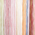 ZASŁONY SZNURKOWE 2 SZT. WIELOKOLOROWE 140X250CM