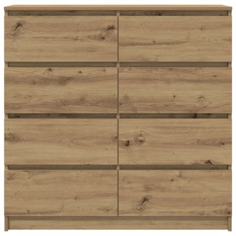 KOMODA ARTISAN DĄB 100X35X99CM DREWNO KLEJONE