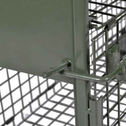 PUŁAPKA ŻYWOCHWYTNA Z 1 DRZWICZKAMI 80X25X27 CM DO ZWIERZĄT