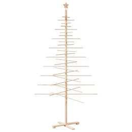 DREWNIANA CHOINKA DO UDEKOROWANIA 210CM LITE DREWNO SOSNOWE