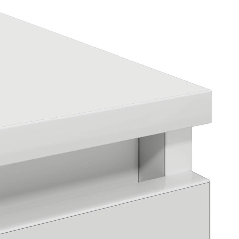 KOMODA BIAŁA 100X35X99CM DREWNO KLEJONE