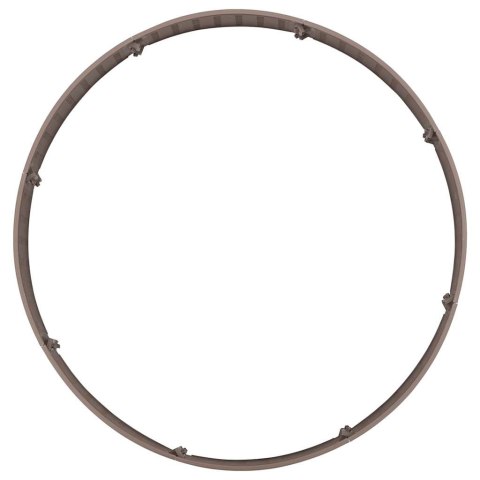 KOŁNIERZ POD CHOINKĘ 65CM OSŁONA KOSZ ŚWIĄTECZNY RUSTYKALNY BRĄZOWY