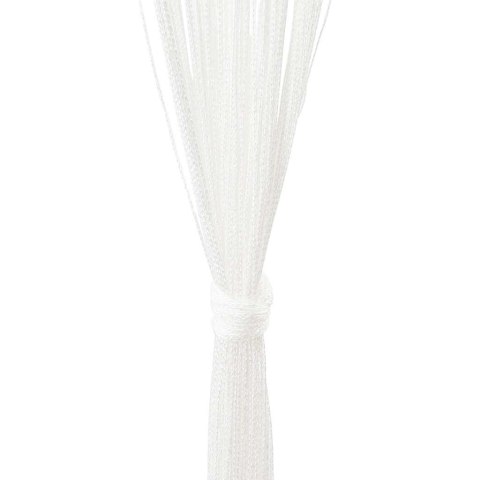 ZASŁONY SZNURKOWE 2 SZTUKI 100X250CM BIAŁE