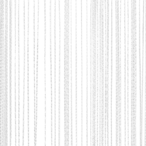 ZASŁONY SZNURKOWE 2 SZTUKI 100X250CM BIAŁE