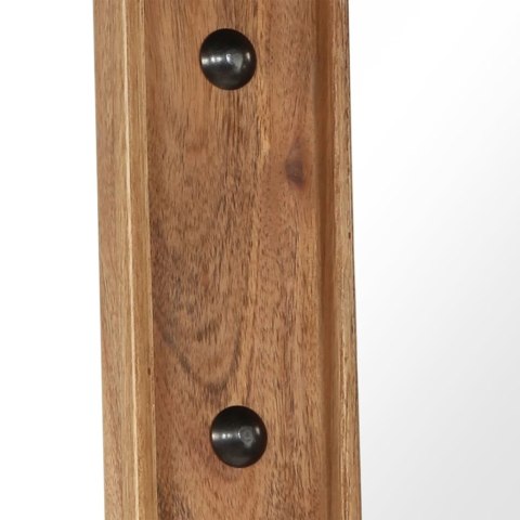 LUSTRO Z RAMĄ Z LITEGO DREWNA AKACJOWEGO 50X80CM