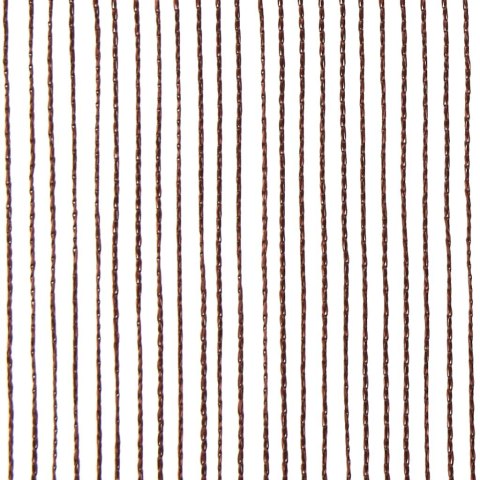 ZASŁONY SZNURKOWE 2 SZTUKI 100X250CM BRĄZOWE