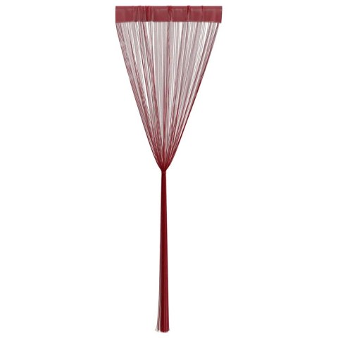 ZASŁONY SZNURKOWE 2 SZTUKI 140X250CM BURGUNDOWE
