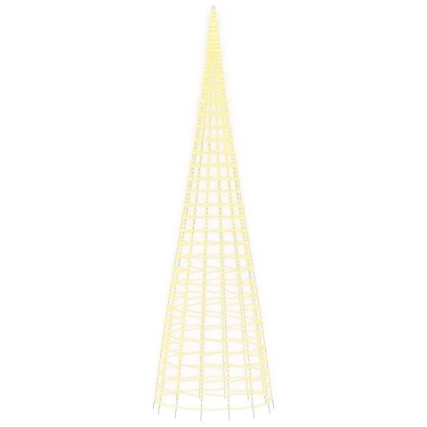 CHOINKA LED NA MASZCIE 3000 LED CIEPŁA BIEL 800CM