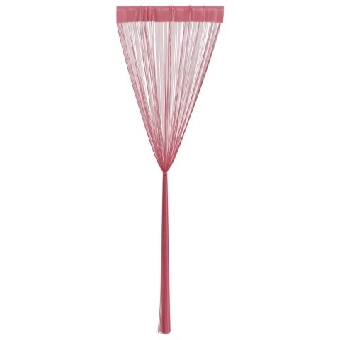 ZASŁONY SZNURKOWE 2 SZT. RÓŻOWE 100X250CM