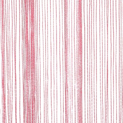 ZASŁONY SZNURKOWE 2 SZT. RÓŻOWE 100X250CM