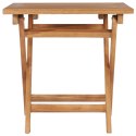 SKŁADANY STOLIK OGRODOWY 45X45X45CM LITE DREWNO TEKOWE