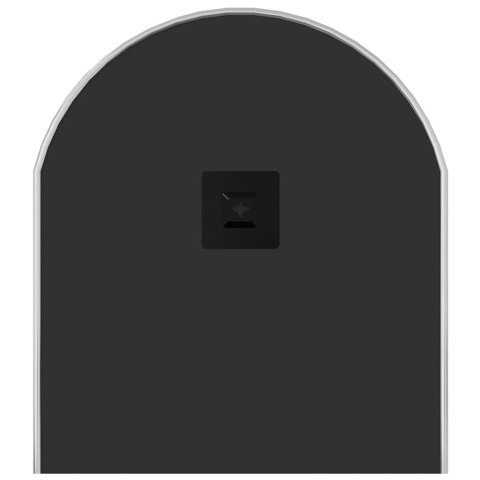 LUSTRO ŚCIENNE SREBRNE 80X35CM OWALNE