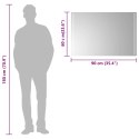 LUSTRO ŁAZIENKOWE Z LED 90X60CM