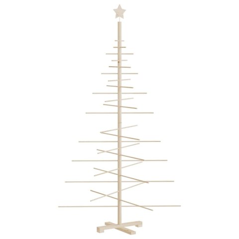 DREWNIANA CHOINKA DO UDEKOROWANIA 180CM LITE DREWNO SOSNOWE