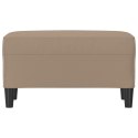 ŁAWKA CAPPUCCINO 70X35X41CM TAPICEROWANA SZTUCZNĄ SKÓRĄ