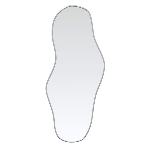 LUSTRO ŚCIENNE SREBRNE 90X40CM