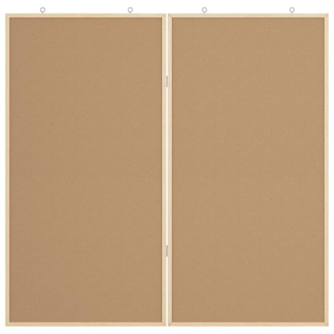 TABLICA KREDOWA 100X100CM CZARNA SKŁADANA DO BIURA