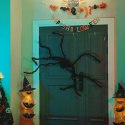DEKORACJA PAJĄKA NA HALLOWEEN Z REGULACJĄ 3 SZT. CZARNY 150CM