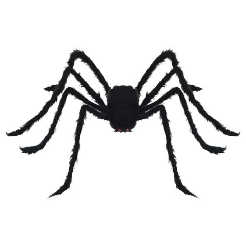 DEKORACJA PAJĄKA NA HALLOWEEN Z REGULACJĄ 3 SZT. CZARNY 150CM