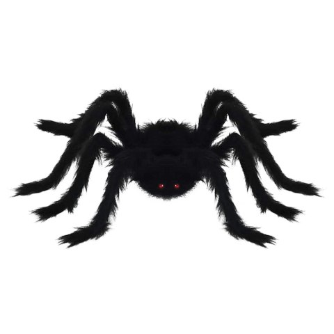 DEKORACJA PAJĄKA NA HALLOWEEN Z REGULACJĄ 6 SZT. CZARNY 75CM