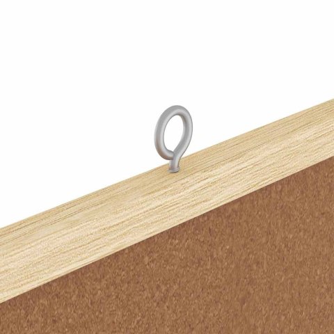 TABLICA KORKOWA BRĄZOWY 80X1.4X80CM LITE DREWNO SOSNOWE