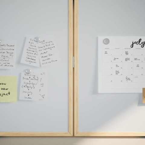 TABLICA MAGNETYCZNA SUCHOŚCIERALNA BIAŁY 100X1.4X100CM