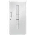 DRZWI ZEWNĘTRZNE ALUMINIUM I PVC BIAŁE 100X210CM