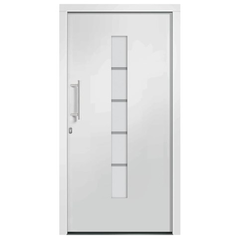 DRZWI ZEWNĘTRZNE ALUMINIUM I PVC BIAŁE 100X210CM
