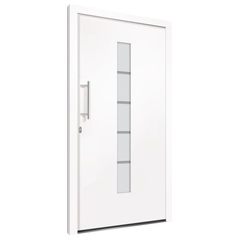 DRZWI ZEWNĘTRZNE ALUMINIUM I PVC BIAŁE 100X210CM
